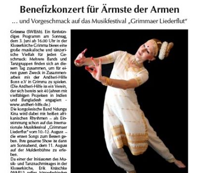 Zeitungsausschnitte LVZ Grimma 23.05.2007