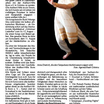 Zeitungsausschnitte LVZ Grimma 23.05.2007